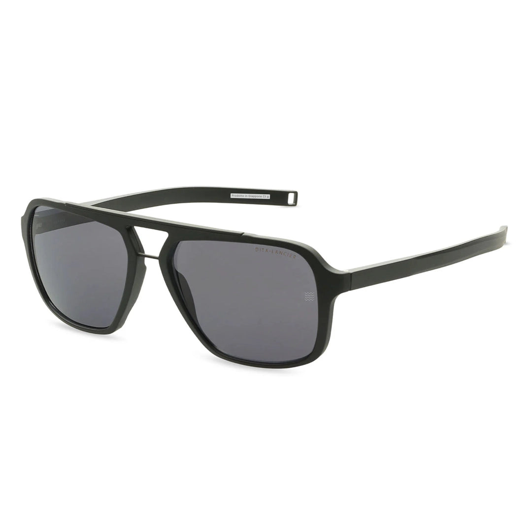 Dita Lancier - LSA-415 - Matte Black - Sea Lens Grey Polarized