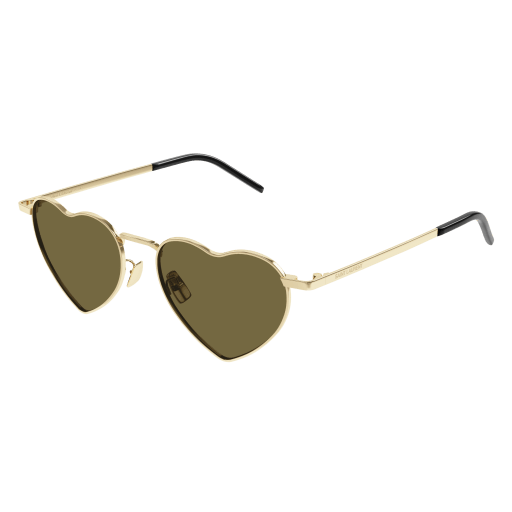 Saint Laurent - SL 301 LOU LOU - 015 - Gold gold brown