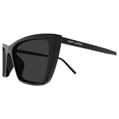 Saint Laurent - SL 737 Mica Thin - 001 - Black black grey